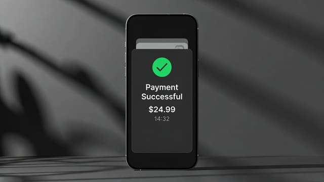 USDC instant payment confirmation digital product seller