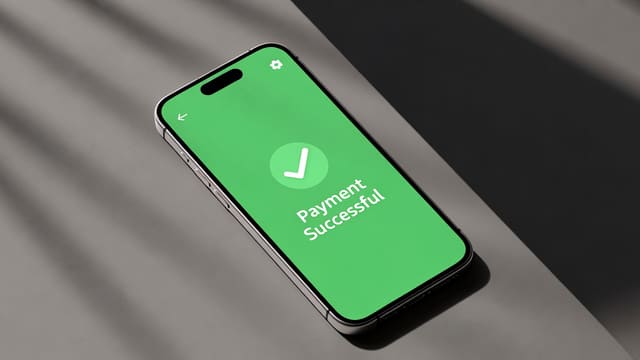 Instant USDC payment confirmation Solana blockchain