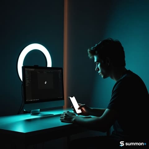 Creator learning how to sell digital products on TikTok and turn views into buyers